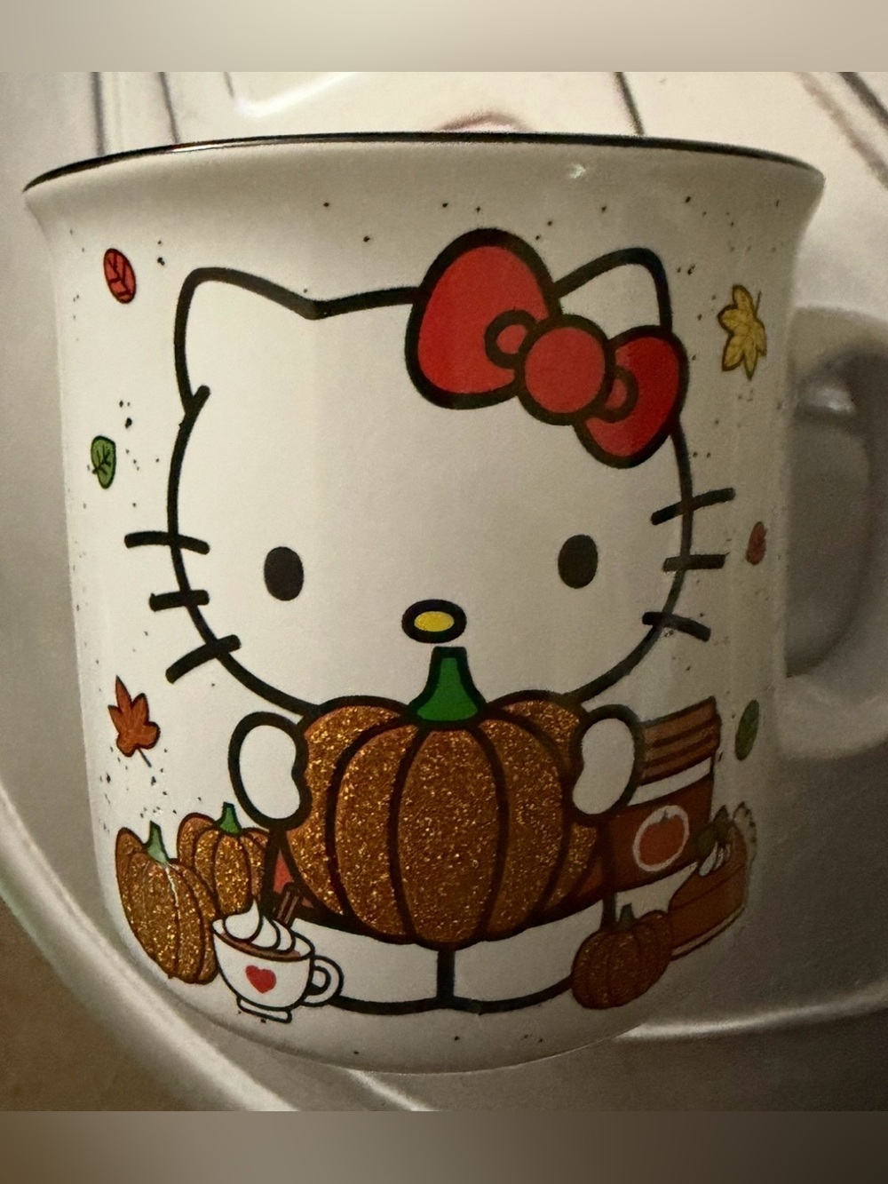 Hello Kitty Pumpkin Spice Everything Nice Coffee Mug NEW Fall Autumn